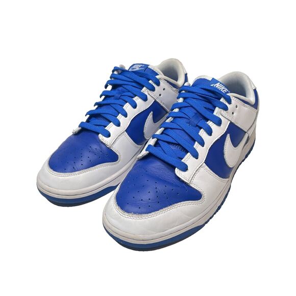 NIKE Low Racer 2022 White Blue Sneakers DD1391-401 Mens Size 11.5 - Picture 2 of 10